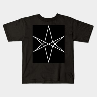 Hexagram - Black Kids T-Shirt